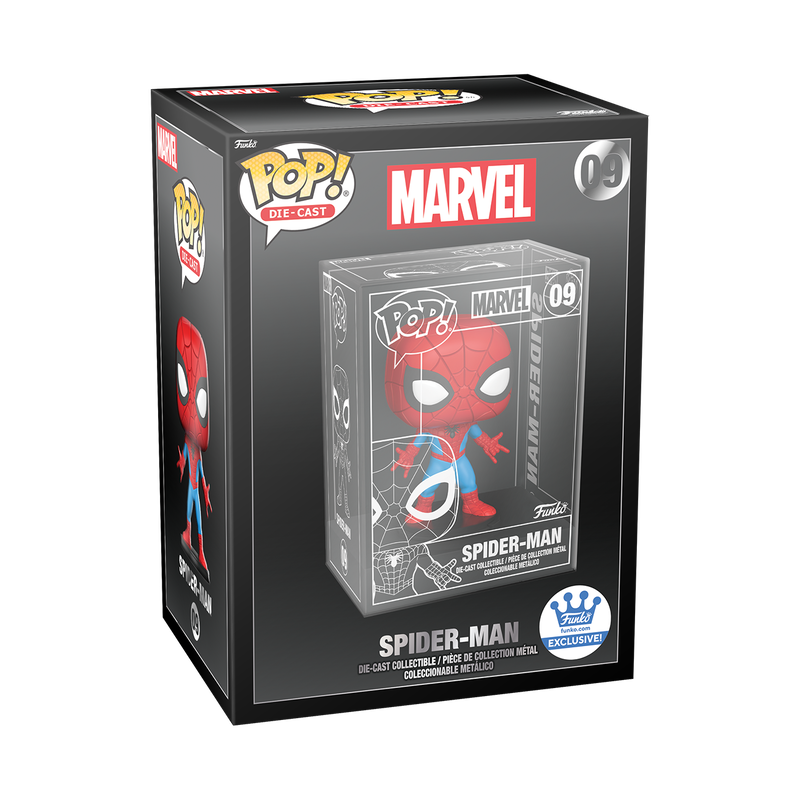 Funko Pop! MARVEL SPIDER-MAN DIE-CAST DIECAST *SEALED* #09 [FUNKO SHOP  EXCLUSIVE] *PREORDER*