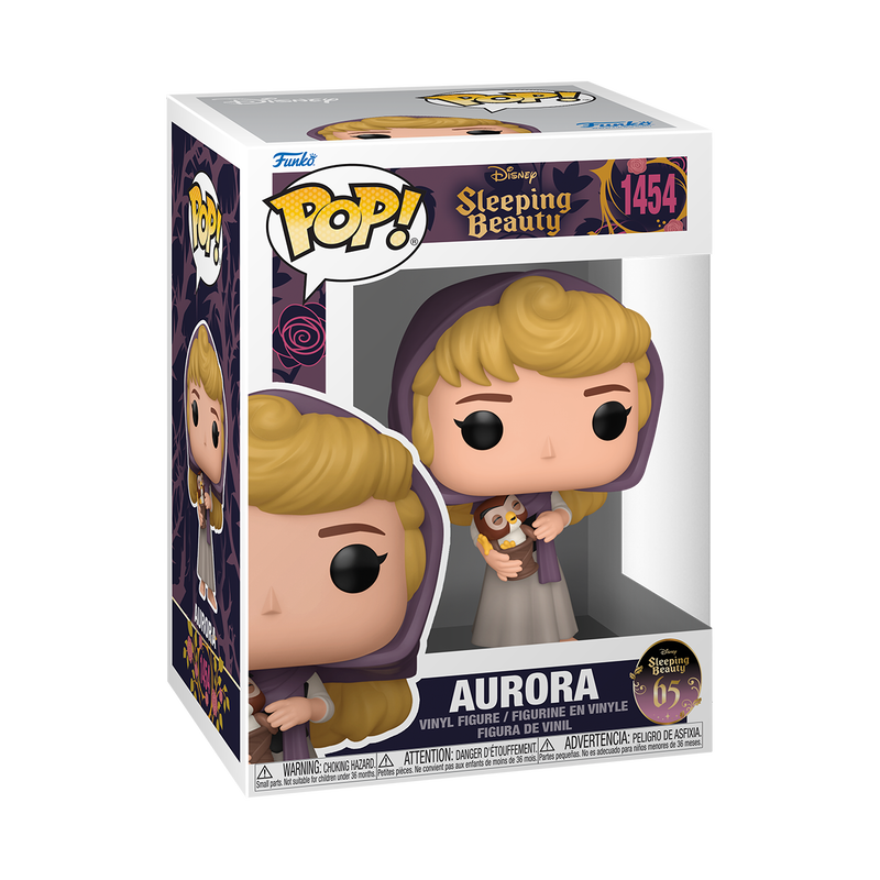 Funko Pop! Disney Sleeping Beauty MALEFICENT ON BRIDGE #1453 - AURORA WITH  OWL #1454 - MALEFICENT WITH CANDLE #1455 - MERRYWEATHER #1456 - PRINCE