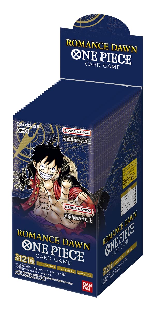 Bandai ONE PIECE CARD GAME - OP-01 ROMANCE DAWN BOOSTER BOX Of 24 PACK ...