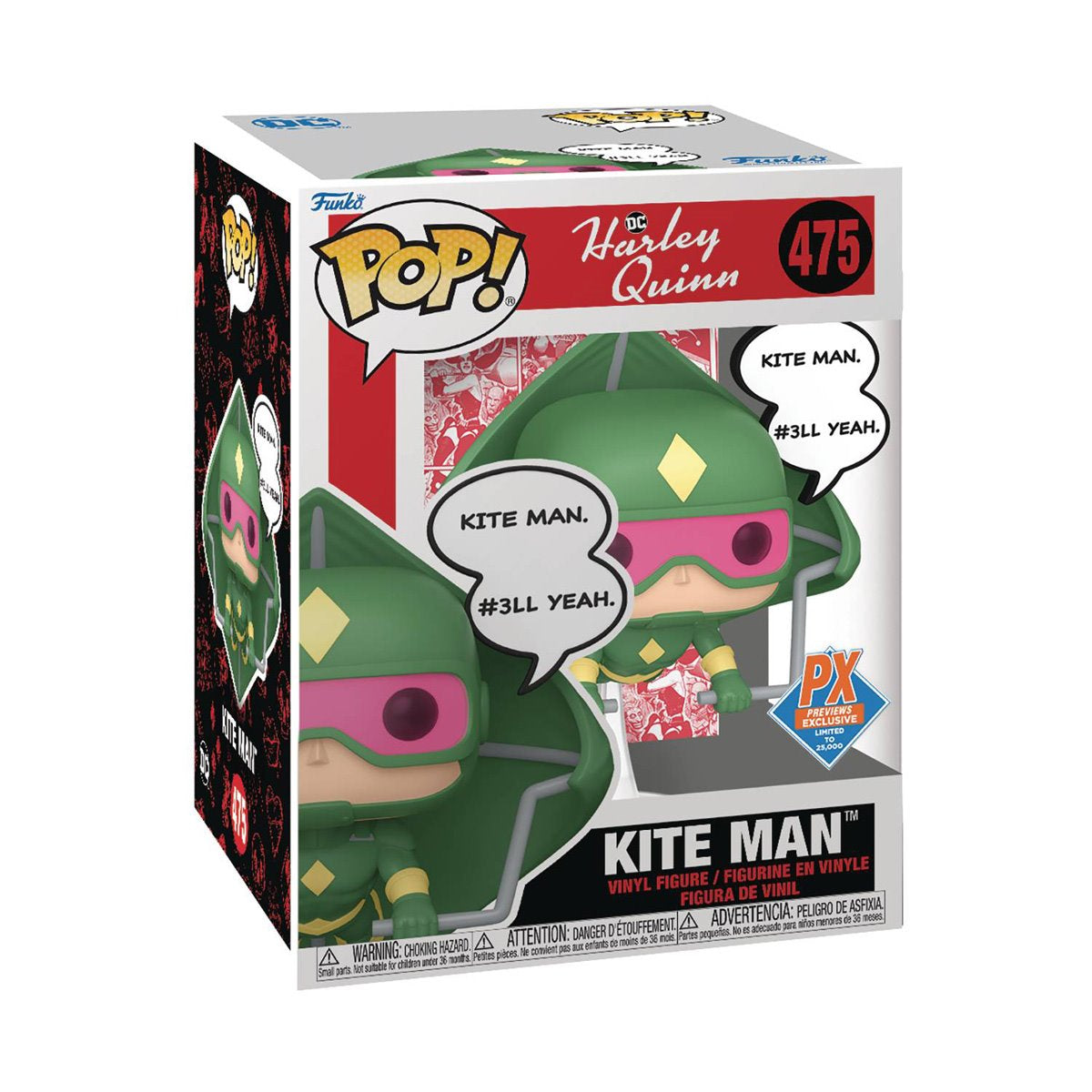 Funko PREMIUM Pop! DC HARLEY QUINN TV series KITE MAN KITEMAN 1464 [2