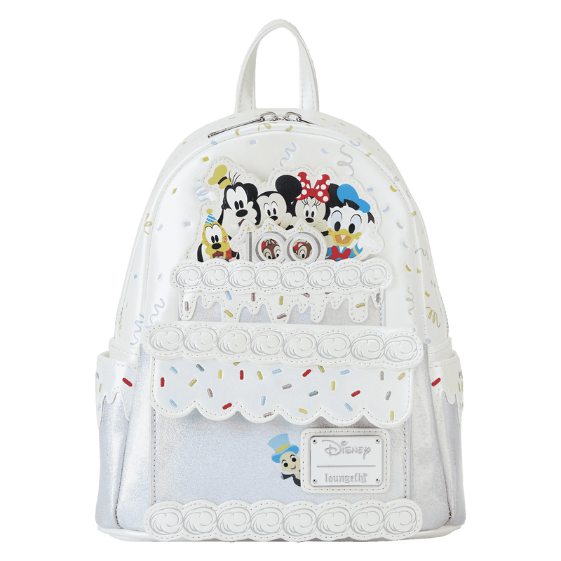 LOUNGEFLY Disney100 Anniversary Celebration Cake Mini Backpack MyPops