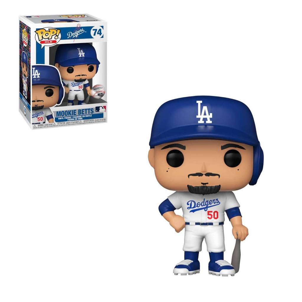 FUNKO POP! MLB: LOS ANGELES DODGERS [L.A.] - MOOKIE BETTS [WHITE
