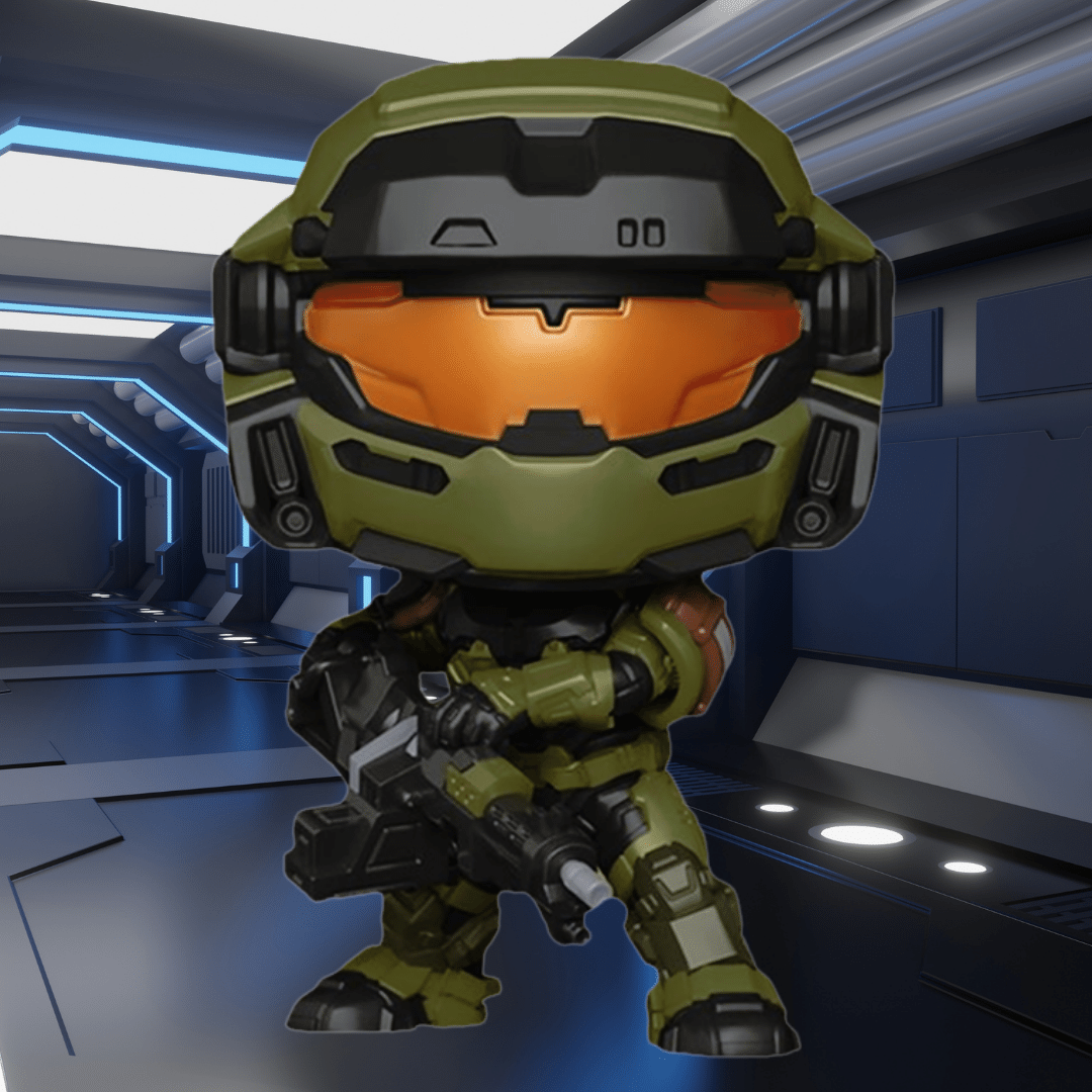 FUNKO POP! HALO SPARTAN GRENADIER WITH HMG [BEST