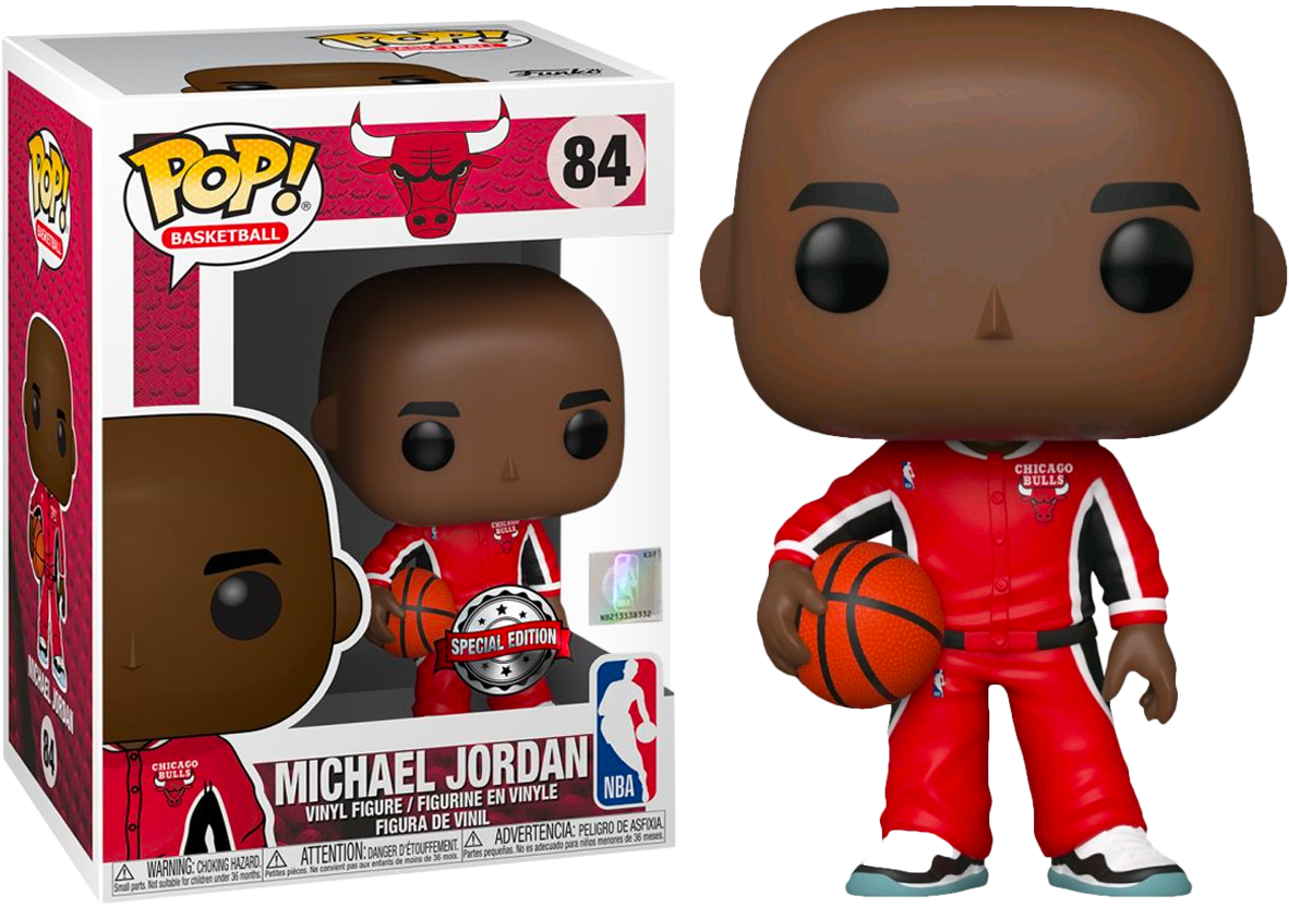 Funko Pop! NBA: Chicago Bulls - Michael Jordan in Warm Up *Special Edition*  #84