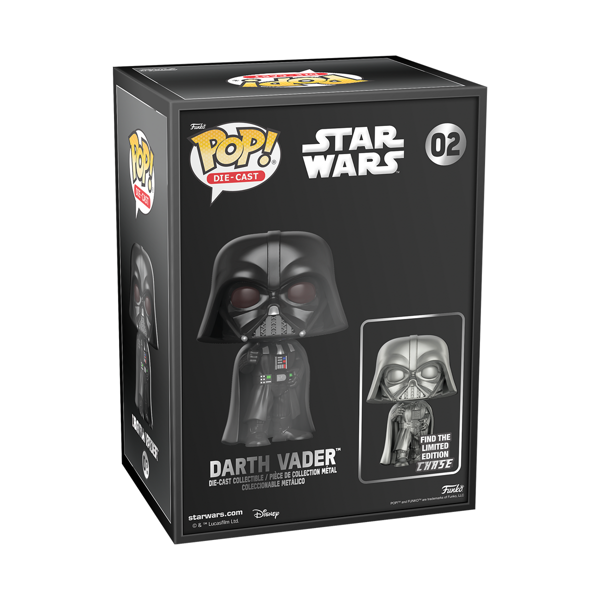 FUNKO POP! STAR WARS Die Cast DARTH VADER #01 DIECAST