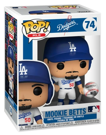 Funko MLB Los Angeles Dodgers POP MLB Mookie Betts Vinyl Figure 74