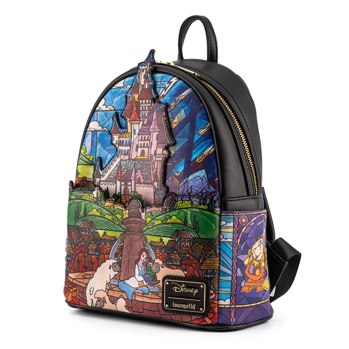 Loungefly disney backpack deals beauty and the beast