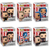 Funko Pop! Sports: WWE - Seth Rollins #158 / Lex Luger #159 / Zelina Vega #160 / Razor Ramon #161 / Mr. America #162 / Dominik Mysterio #163 *PREORDER*