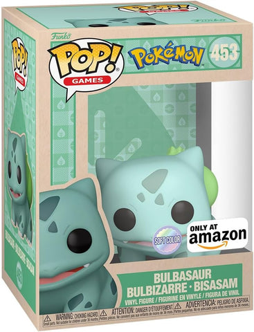 Funko Pop! Games: Pokemon - Bulbasaur (Soft Color) #453 [Amazon Exclusive] *PREORDER*