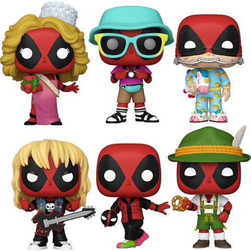 Funko Pop! MARVEL DEADPOOL PARODY - BEAUTY PAGEANT - LEDERHOSEN - BOWL –