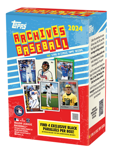 2024 Topps Archives Baseball Collector's Value Box Factory Sealed New 56 Cards