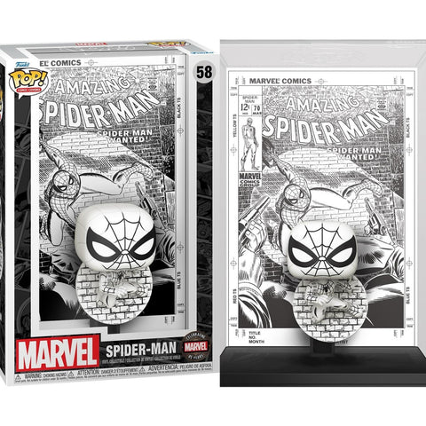 Funko Pop! MARVEL SPIDER-MAN 85th ANNIVERSARY COMIC COVER #58 BLACK & WHITE