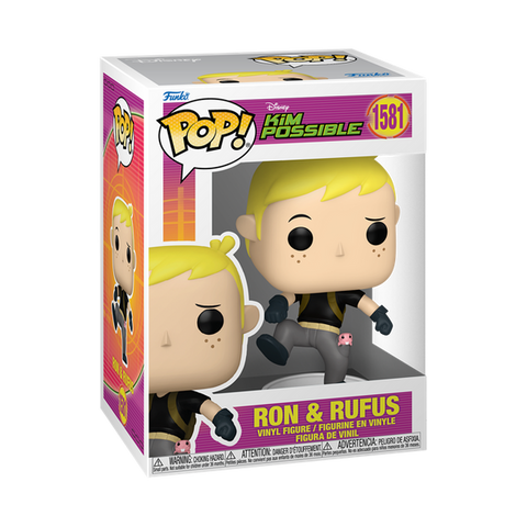 Funko Pop! Disney: Kim Possible: Ron & Rufus #1581 *PREORDER*