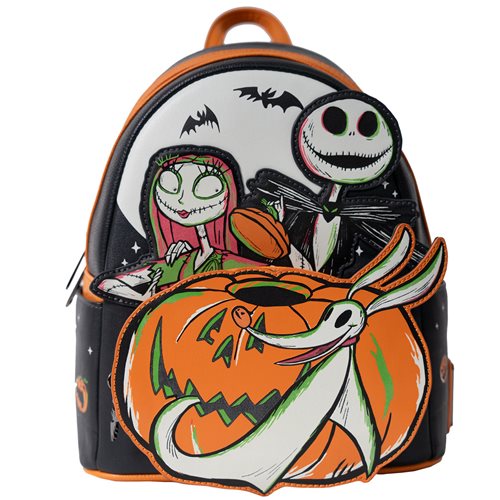 Jack Skellington and Sally good LoungeFly Bag