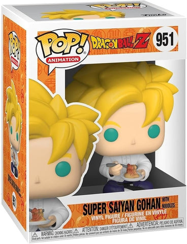 Funko Pop! Anime: Dragon Ball Z - Super Saiyan Gohan with Noodles #951