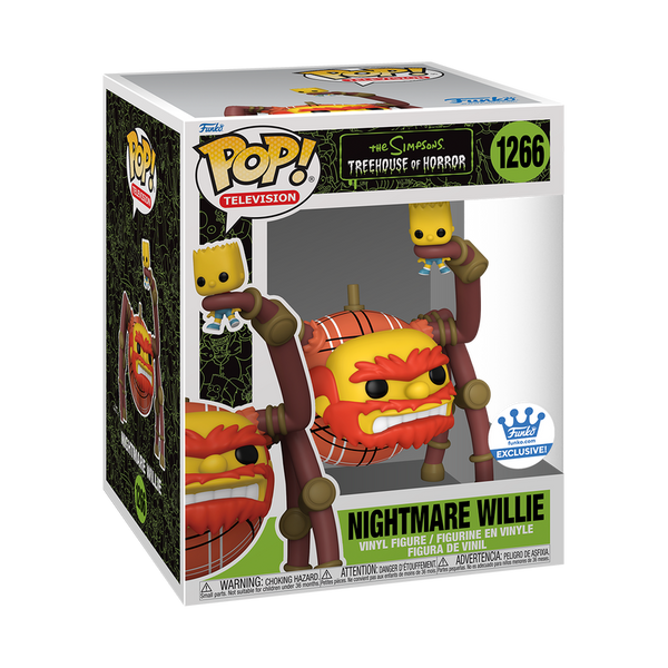 Funko Pop! SUPER size 6-inch SIMPSONS NIGHTMARE WILLIE