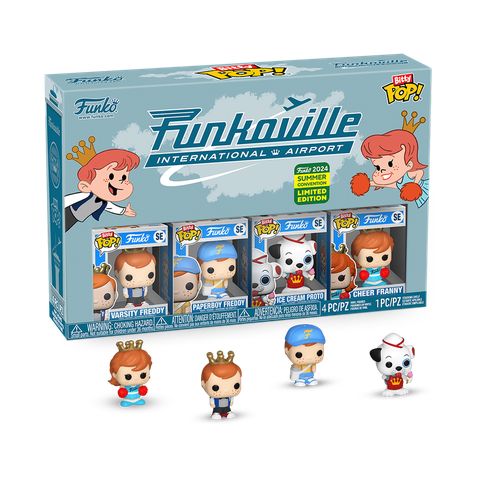 Funko Pop! Funkoville - Bitty Pop! 4pk [2024 SDCC / Shared Convention Exclusive] *PREORDER*