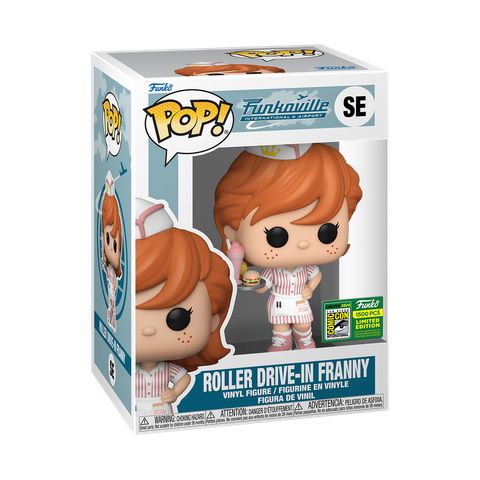 Funko Pop! Funkoville - LIMITED 1500 PIECE Roller Drive-In Franny SE [SDCC Official Convention Exclusive] *PREORDER*