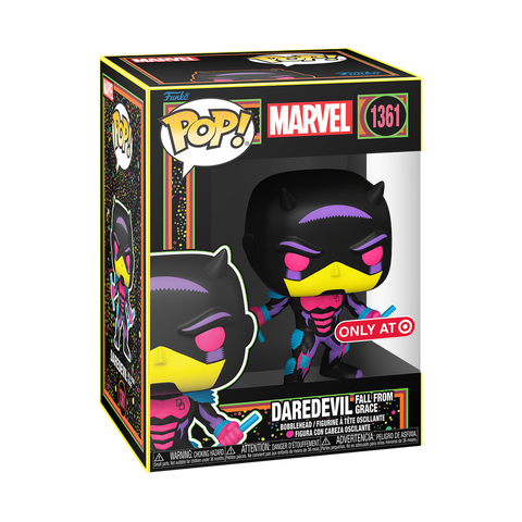 Funko Pop! Marvel - Daredevil (Black Light - Fall From Grace) #1361 [Target Exclusive] *PREORDER*