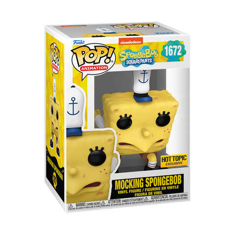 Funko Pop! Animation: Spongebob Squarepants - Mocking Spongebob #1672 [Hot Topic Exclusive] *PREORDER*
