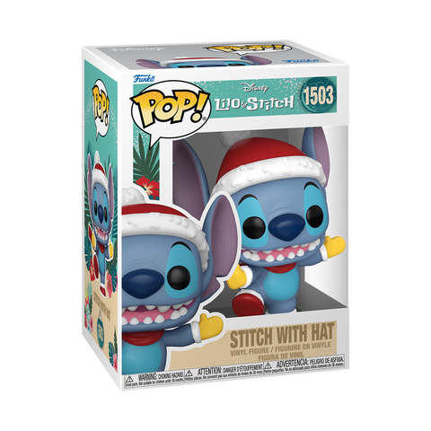 Funko Pop! Disney - Stitch with Santa Hat #1503