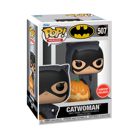 Funko Pop! DC - Catwoman (with Jack-O-Lantern) #507 [GameStop Exclusive] *PREORDER*