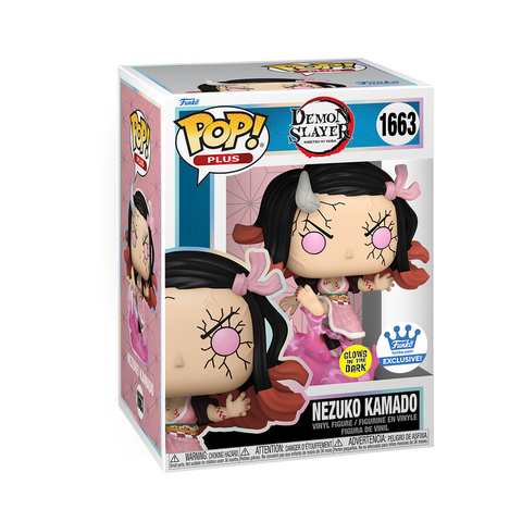 Funko Pop! Anime: Demon Slayer - Nezuko (Blood Demon Art) #1663 [Funko Shop Exclusive - GITD] *PREORDER*