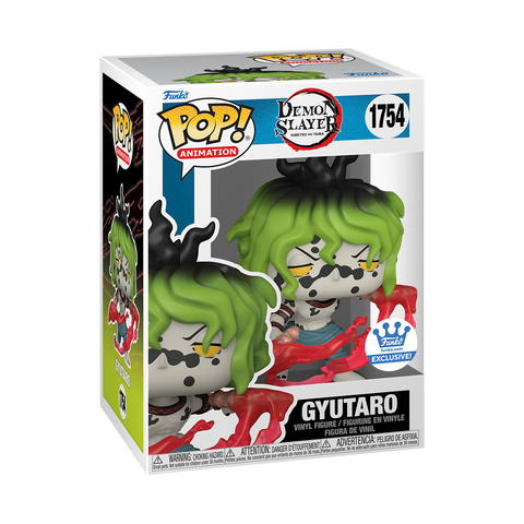 Funko Pop! Anime: Demon Slayer - Gyutaro (Blood Attack) #1754 [Funko Shop Exclusive] *PREORDER*