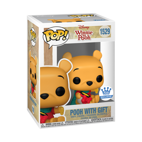 Funko Pop! Winnie The Pooh - Pooh with Gift #1529 [Funko Shop Exclusive] *PREORDER*