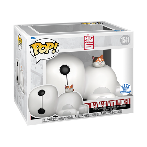 Funko Pop! Disney: Big Hero 6 - Super 6" Baymax with Mochi #1541 [Funko Shop Exclusive] *PREORDER*