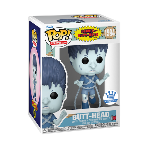 Funko Pop! Television: Beavis And Butt-Head - Butt-Head (Ghost) #1594 [Funko Shop Exclusive] *PREORDER*