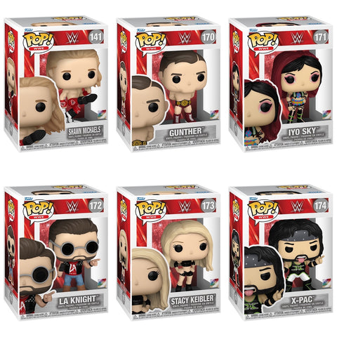 Funko Pop! Sports: WWE - Shawn Michaels / Gunther / Iyo Sky / LA Knight / Stacy Keibler / X-Pac *PREORDER*