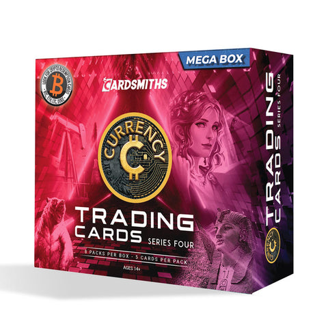 2025 Cardsmiths Currency Series 4 Crypto Trading Cards Mega Box NEW 8-Packs