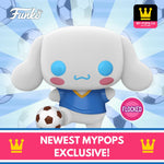 Funko Pop! Sanrio - Cinnamoroll with Soccer Ball (Flocked) #86 [MyPops Exclusive]