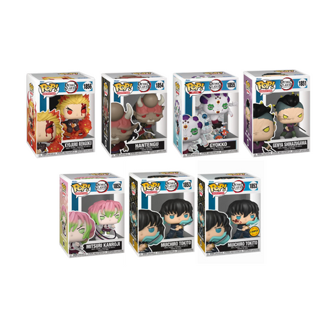 Funko Pop! Anime: Demon Slayer - Rengoku / Hantengu / Gyokko / Genya / Mitsuri / Muichiro *PREORDER*