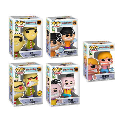 Funko Pop! Animation: Ed, Edd N' Eddy - Ed / Edd "Double D" / Eddy / Sarah [Funko Shop Exclusive] *PREORDER*