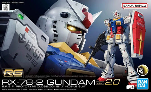 BANDAI RG 1/144 RX-78-2 Gundam Ver.2.0