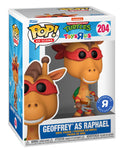 Funko Pop! TMNT TOYSRUS EXCLUSIVE GEOFFREY AS RAPHAEL  #204