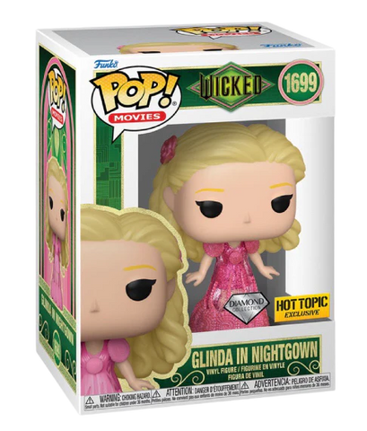 Funko Pop! Movies: Wicked - Glinda In Nightgown (Diamond) #1699 [Hot Topic Exclusive] *PREORDER*