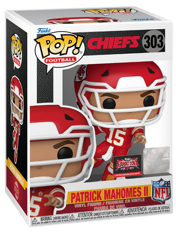 Funko Pop! Sports: NFL - Patrick Mahomes II (Chiefs) #303 [2025 TargetCon Exclusive] *PREORDER*