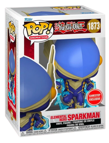 Funko Pop! Anime: Yu-Gi-Oh - Elemental Hero Sparkman #1873 [GameStop Exclusive] *PREORDER*