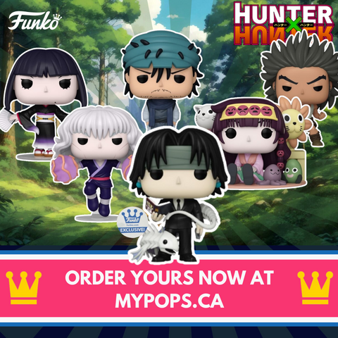 Funko Pop! ANIME HUNTER X HUNTER CHROLLO UVOGIN GING KALLUTO SILVA ALLUKA ZOLDYCK [FUNKO SHOP EXCLUSIVE] *PREORDER*