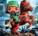 FUNKO POP! 6” Three Kingdom 2024 YEAR OF THE DRAGON - GUAN YU on CHI TU #242 **EXCLUSIVE**