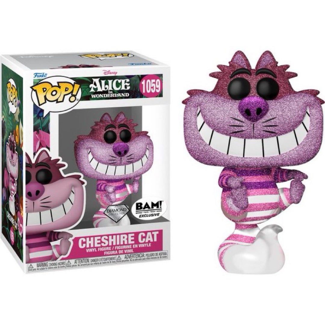 Funko Pop Disney popular AiW Cheshire Cat Glow & Flocked Chase Pop in a Box Exclusive