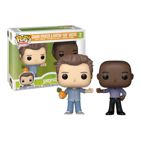 Funko Pop! Television: Psych - Shawn Spencer & Burton "Gus" Guster 2pk *PREORDER*