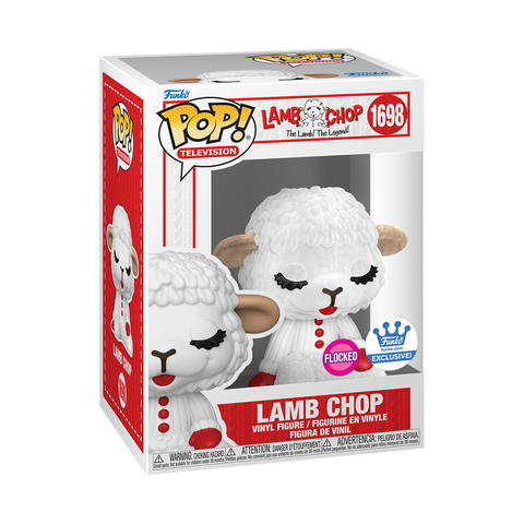 Funko Pop! Television: Lamb Chop - Lamb Chop (Flocked) #1698 [Funko Shop Exclusive] *PREORDER*