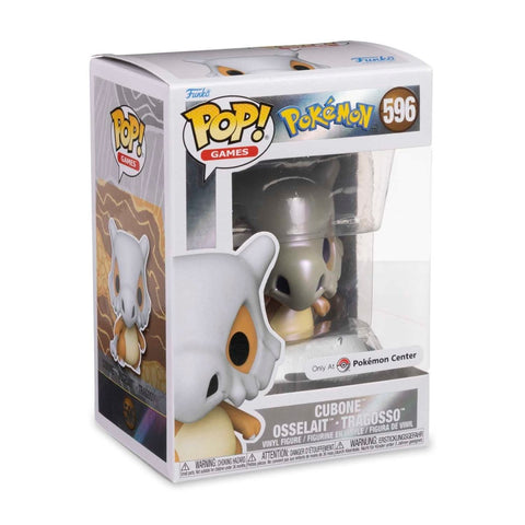 Funko Pop! Games: Pokemon - Cubone (Pearlescent) #596 [Pokemon Center Exclusive]