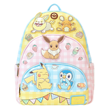 Loungefly - Pokemon Cafe Triple Pocket Mini Backpack