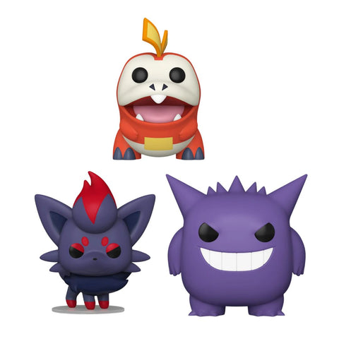 Funko Pop! Games: Pokemon - Gengar / Zorua / Fuecoco *PREORDER*