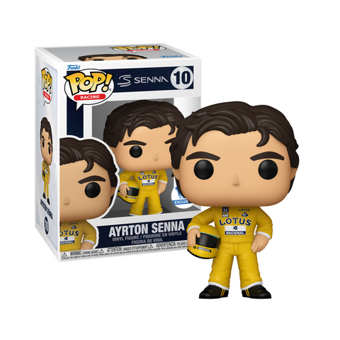 Funko Pop! Sports: Racing - Ayrton Senna (Lotus Racing Suit) #10 [Funko Shop Exclusive] *PREORDER*